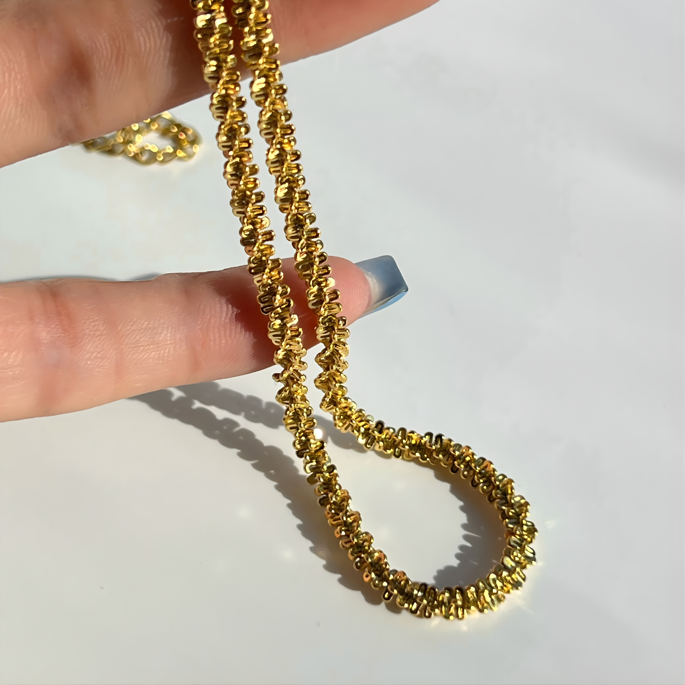 Cauliflower Chain 18k Gold Plated