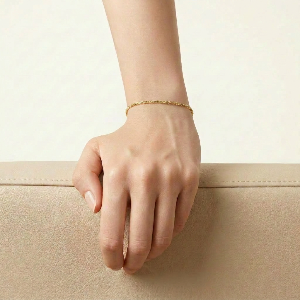 Cauliflower Chain - 18K Gold Plated
