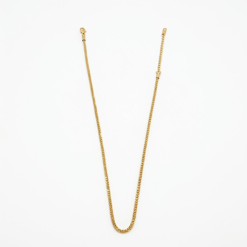 Cauliflower Chain Necklace - 18k Gold Plated
